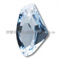 施華洛6656銀河系墜飾202_27mm 水天藍1個