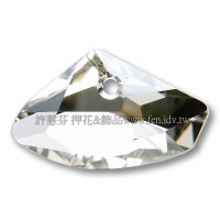 施華洛6657銀河岩形001MOL23.5*39mm銀色月光1個