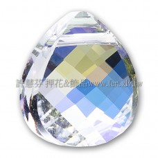 施華洛6012三角水滴001AB_15.4*14mm 炫亮水晶AB1個