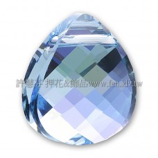 施華洛6012三角水滴202_15.4*14mm 水藍AB 1個