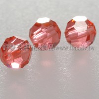 5000施華洛圓珠542-4mm珊瑚紅-20個