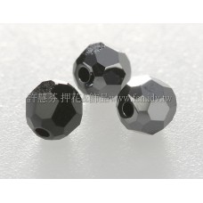 5000施華洛圓珠280HEM-4mm炫彩黑色-20個