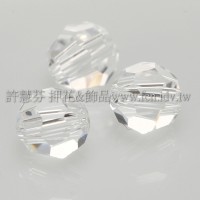 5000施華洛圓珠001-4mm晶亮透明-20個