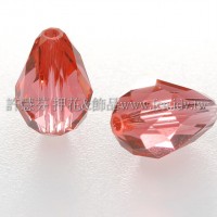 5500直洞水滴542-9*6mm珊瑚紅-5個