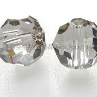 5000施華洛圓珠215-8mm亮岩灰彩-10個