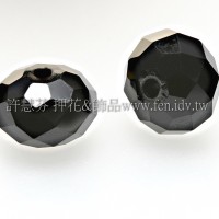 5040施華洛車輪珠280-8mm黑玉色-10個