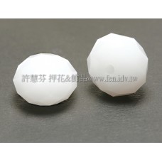 5040施華洛車輪珠281-8mm蛋白色-10個