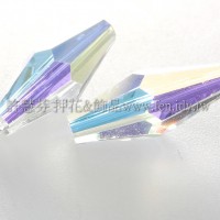 5205施華洛菱形管珠203-15*6mm晶亮透明+AB-6個