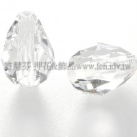 5500直洞水滴001-10.5*7mm晶亮透明-5個