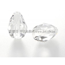 5500直洞水滴001-10.5*7mm晶亮透明-5個