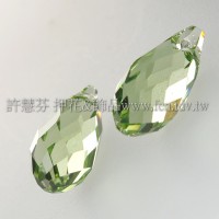 6010施華洛水滴形214-11*5.5蘋果綠-2個