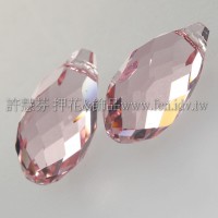 6010施華洛水滴形223-11*5.5淡玫瑰色-2個