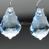 6090施華洛水滴葉形202-11*16mm湛藍-2個