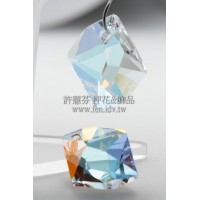 施華洛6680宇宙石晶瑩透明AB14MM-1個