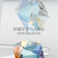 施華洛6680宇宙石晶瑩透明AB14MM-1個