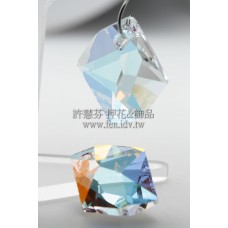 施華洛6680宇宙石晶瑩透明AB14MM-1個