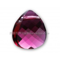 施華洛6012三角水滴501_15.4*14mm鮮桃紅1個