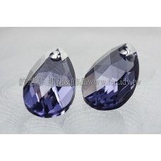 6106施華洛水滴形-藕荷紫色16mm-1個