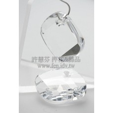 施華洛6058角面方形18mm晶瑩透明-1個