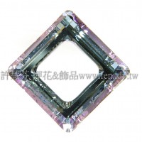 施華洛4439方形紫粉色14mm-1個