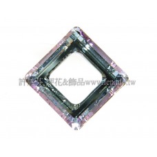 施華洛4439方形紫粉色14mm-1個