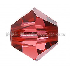 5301施華洛角珠542-4mm水蓮紅-50個