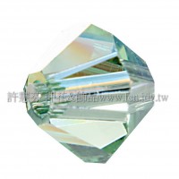 5301施華洛角珠214AB-4mm亮彩翠綠橄欖-50個