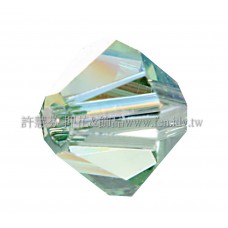 5301施華洛角珠214AB-4mm亮彩翠綠橄欖-50個