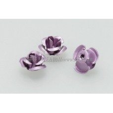 鋁合金薔薇花形珠6mm-10個