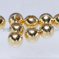 3mm亮面實心圓珠-10個