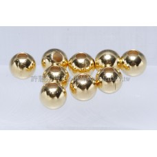 3mm亮面實心圓珠-10個
