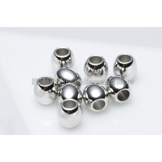 5.5mm銅珠代白-5個