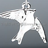 985 天使和平鴿造形墜飾-20*15mm1包-4個