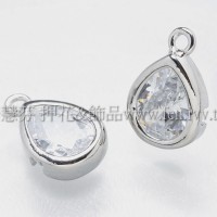 水滴形正白滾邊鋯石-12*8mm-1個