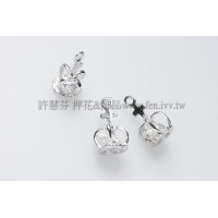 王子鋯石寶石帽-14x7mm-2個