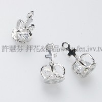 王子鋯石寶石帽-14x7mm-2個