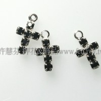 黑色十字架形晶鑽-7.7x13mm2個