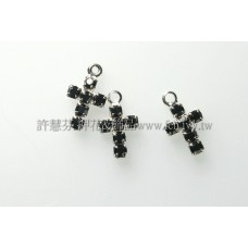 黑色十字架形晶鑽-7.7x13mm2個