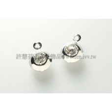 圓形水鑽墜飾-8.4mm-5個