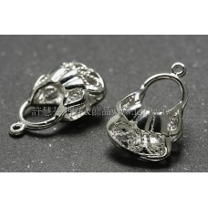 多層次鏤空雕花包包墜飾-11x20mm-2個