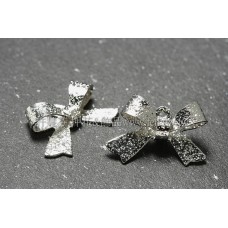 噴沙面立體蝴蝶結大-17x14mm-2個