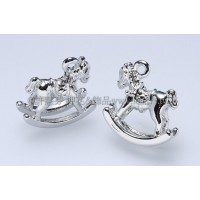 旋轉木馬墜飾-15x16mm-1包-2個