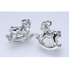 旋轉木馬墜飾-15x16mm-1包-2個