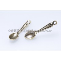 青古美湯匙墜飾-長26mm-2個