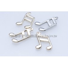 優美樂章音符-15x8mm-4個