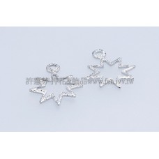 霧彩八角星形單孔配件-12mm-10個