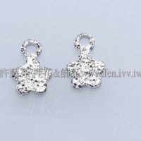 霧彩花形單孔配件-7mm-1包-20個