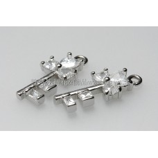 水鑽幸運鑰匙-22*10mm-2個