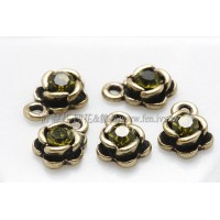 玫瑰花彩鑽-7*10mm-5個