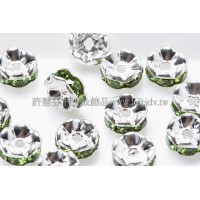 7mm-扁圓形銀彩隔珠-8個